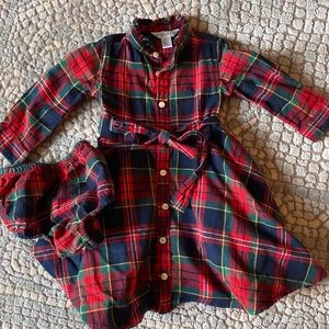 Ralph Lauren Tartan Plaid Dress 9mos